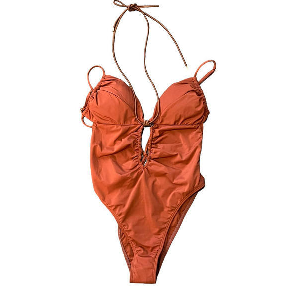 VIX SWIMWEAR Cutout One-Piece Swimsuit (L) - Picture 2 of 7